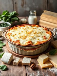 Spinat Käse Lasagne - Schritt 2