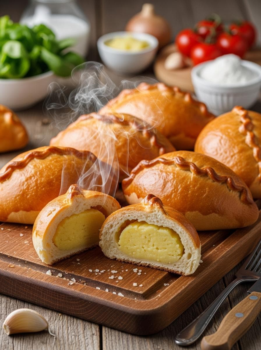 Klassische Piroschki mit Kartoffel-Füllung - Schritt 4