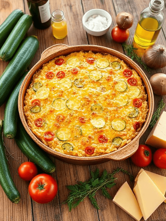 Zucchini Reis Auflauf - Schritt 7