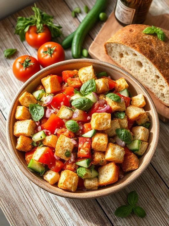 Authentischer Panzanella-Brotsalat aus der Toskana - Schritt 7