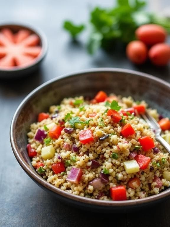 Energievoller Bunter Quinoa-Salat - Schritt 2