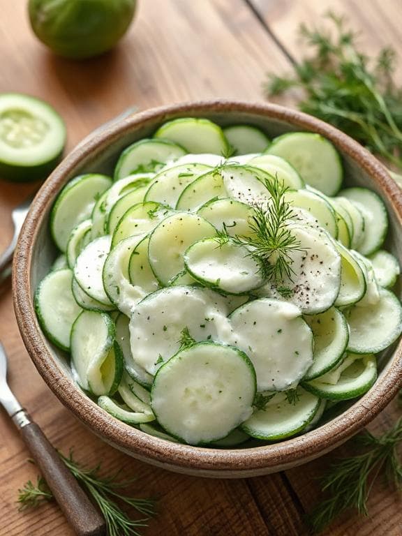 Cremiger Gurkensalat - Schritt 6