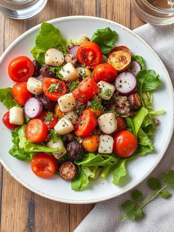 Authentischer Griechischer Bauernsalat (Horiatiki) - Schritt 6