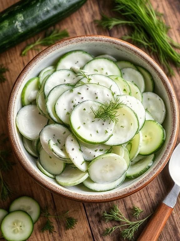 Cremiger Gurkensalat - Schritt 1