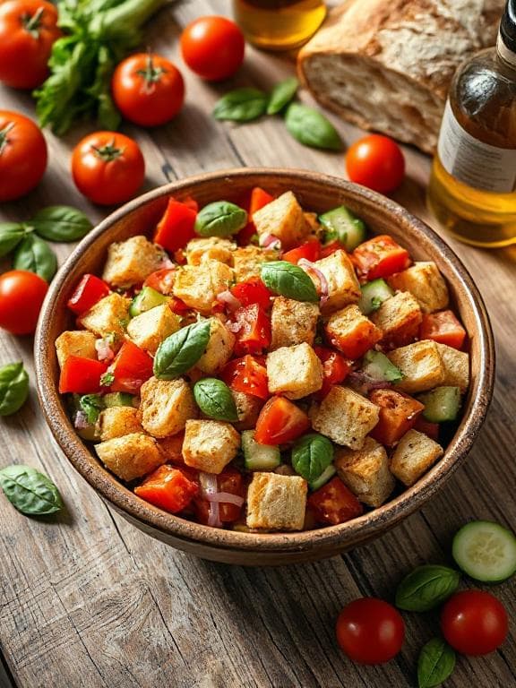 Authentischer Panzanella-Brotsalat aus der Toskana - Schritt 1