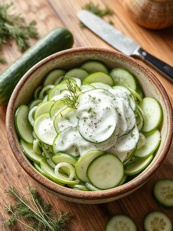 Cremiger Gurkensalat - Schritt 7