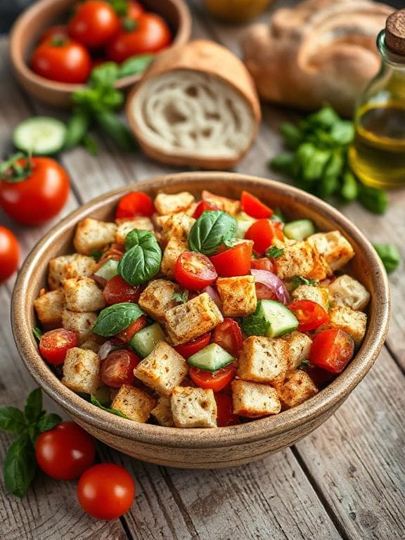 Authentischer Panzanella-Brotsalat aus der Toskana - Schritt 6