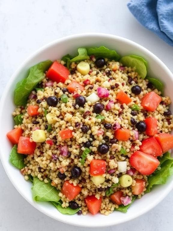 Energievoller Bunter Quinoa-Salat - Schritt 6