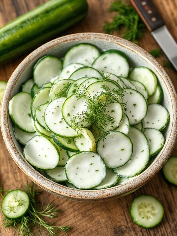 Cremiger Gurkensalat - Schritt 4