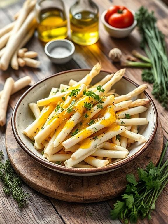 Einfacher Spargelsalat mit Vinaigrette - Schritt 3