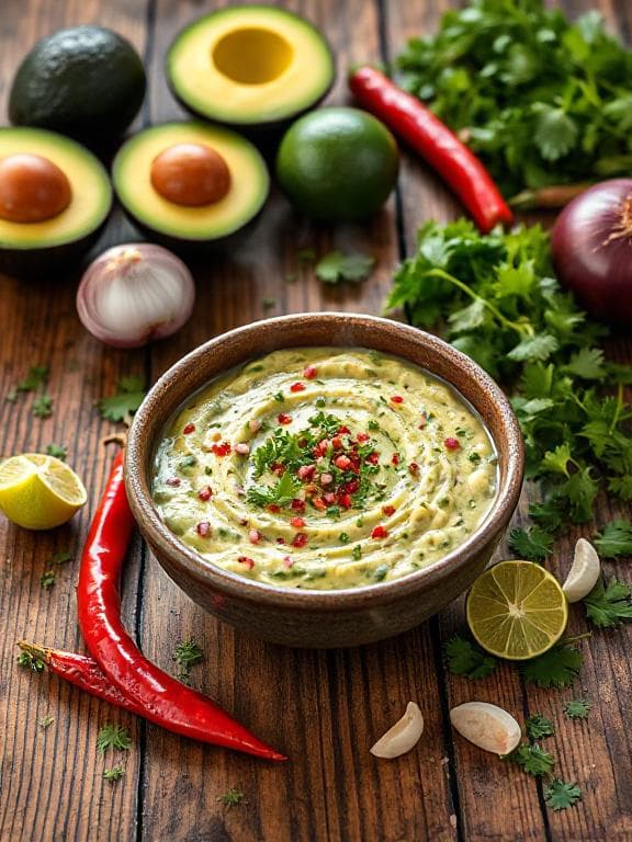 Cremiger Avocado-Limetten-Dip - Schritt 6