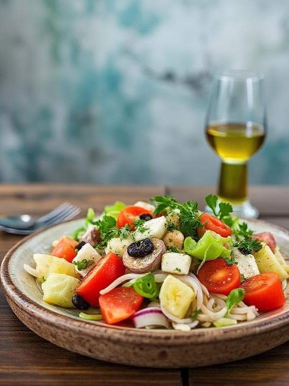 Authentischer Griechischer Bauernsalat (Horiatiki) - Schritt 3