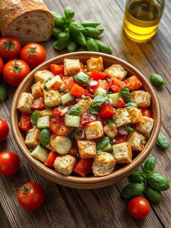 Authentischer Panzanella-Brotsalat aus der Toskana - Schritt 3