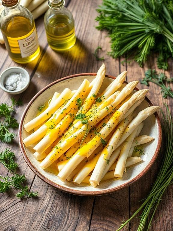 Einfacher Spargelsalat mit Vinaigrette - Schritt 1