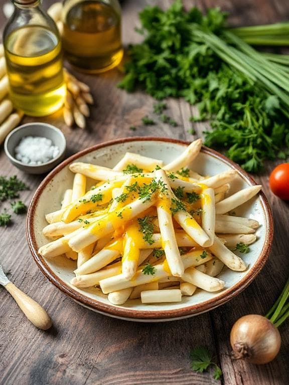 Einfacher Spargelsalat mit Vinaigrette - Schritt 6