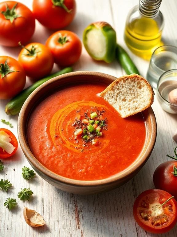 Erfrischende Gazpacho – Spanische kalte Suppe - Schritt 1
