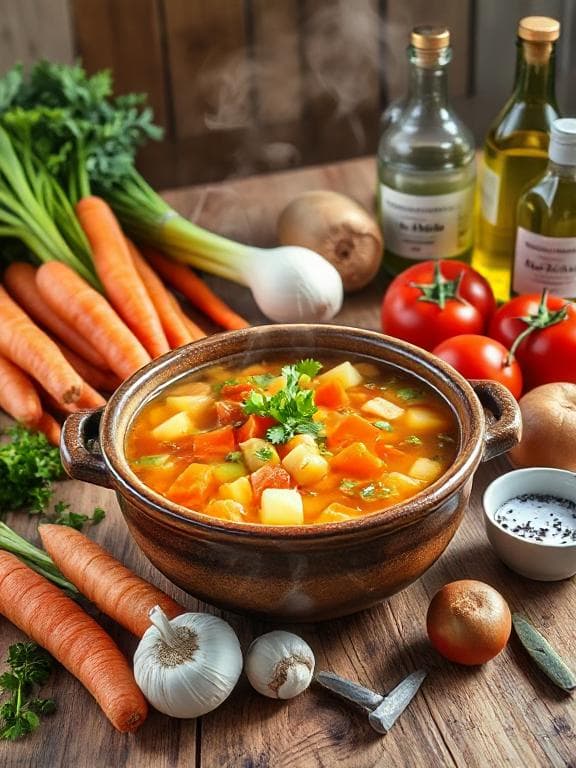 Gemüsesuppe - Schritt 6