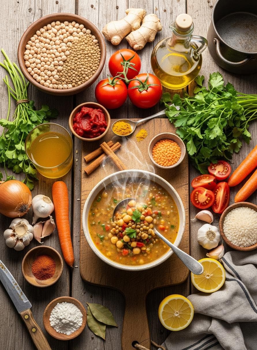 Herzhafte Harira-Suppe - Schritt 6