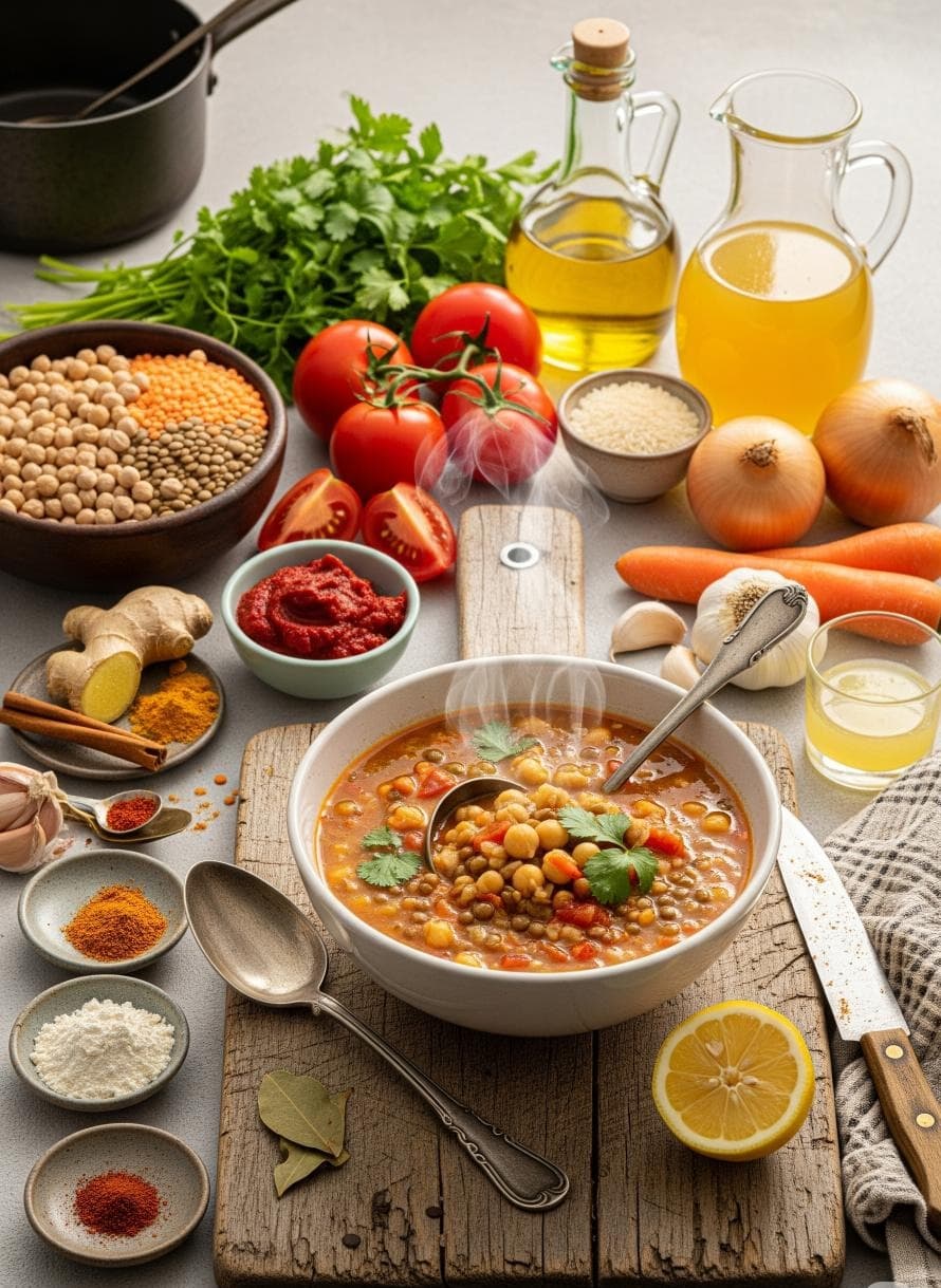 Herzhafte Harira-Suppe - Schritt 4