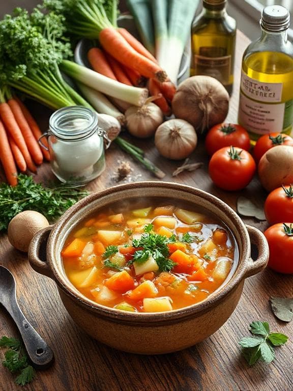 Gemüsesuppe - Schritt 4