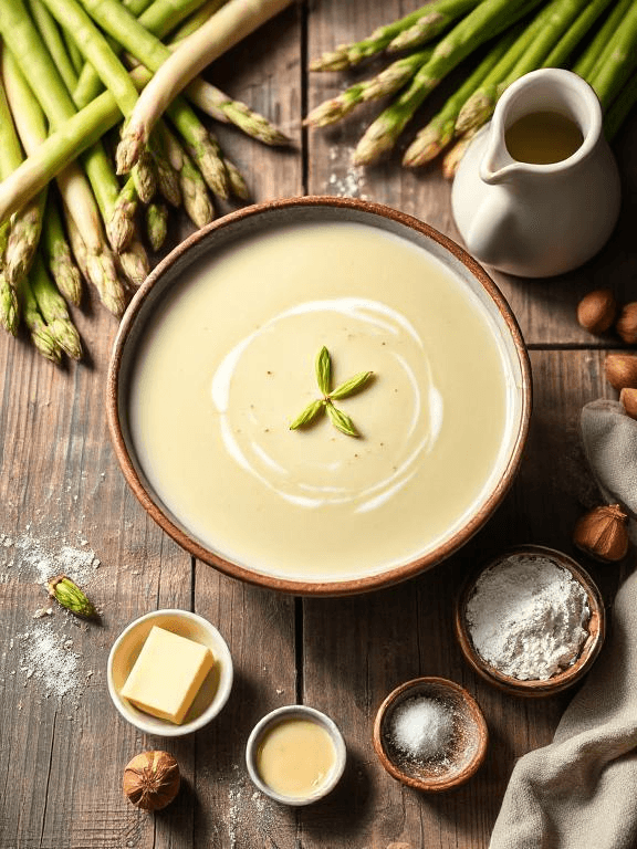 Cremige Spargelcremesuppe aus Spargelfond – Schnell & Lecker! - Schritt 3