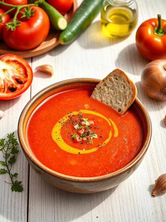 Erfrischende Gazpacho – Spanische kalte Suppe - Schritt 2