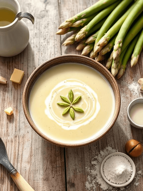 Cremige Spargelcremesuppe aus Spargelfond – Schnell & Lecker! - Schritt 4