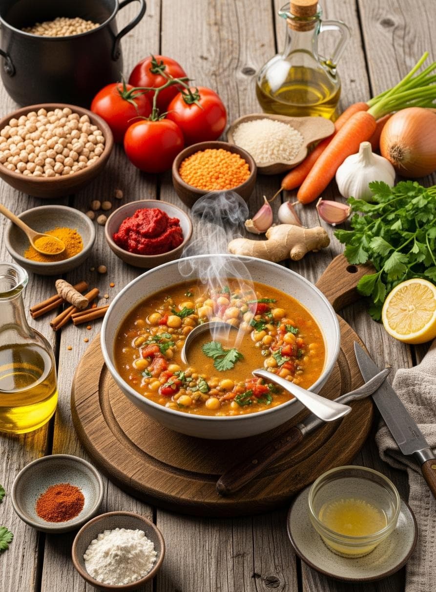 Herzhafte Harira-Suppe - Schritt 2