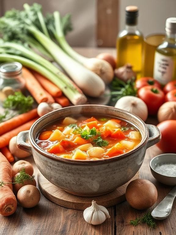Gemüsesuppe - Schritt 1