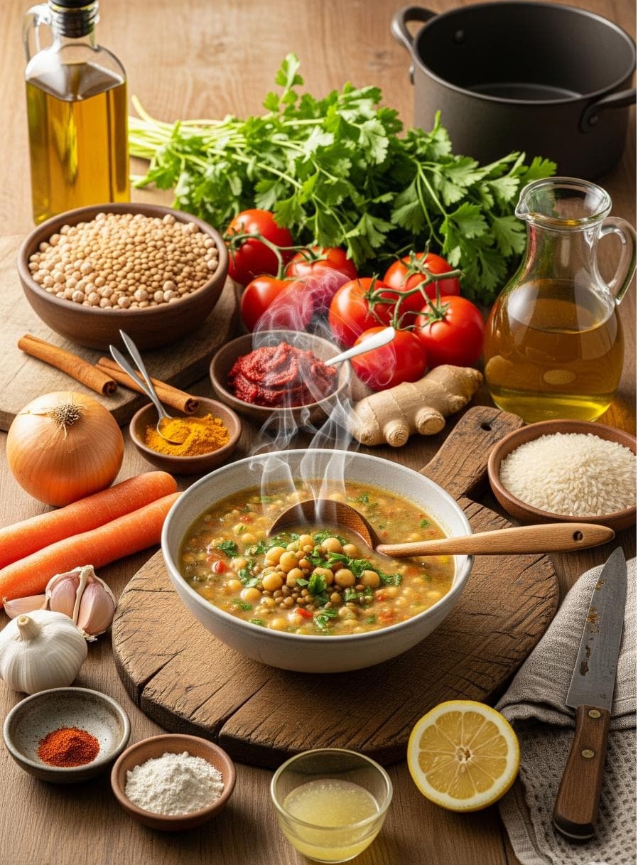 Herzhafte Harira-Suppe - Schritt 3