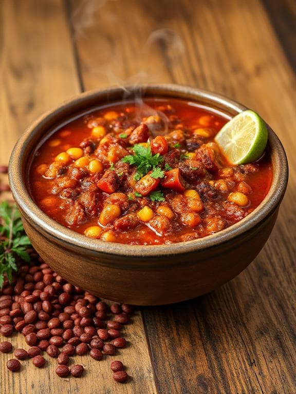 Herzhaftes Veganes Chili sin Carne mit Linsen - Schritt 3