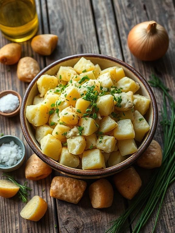 Omas Schwäbischer Kartoffelsalat mit Brühe - Schritt 2