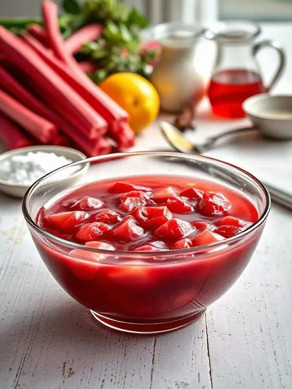 einfaches-rhabarberkompott-rezept