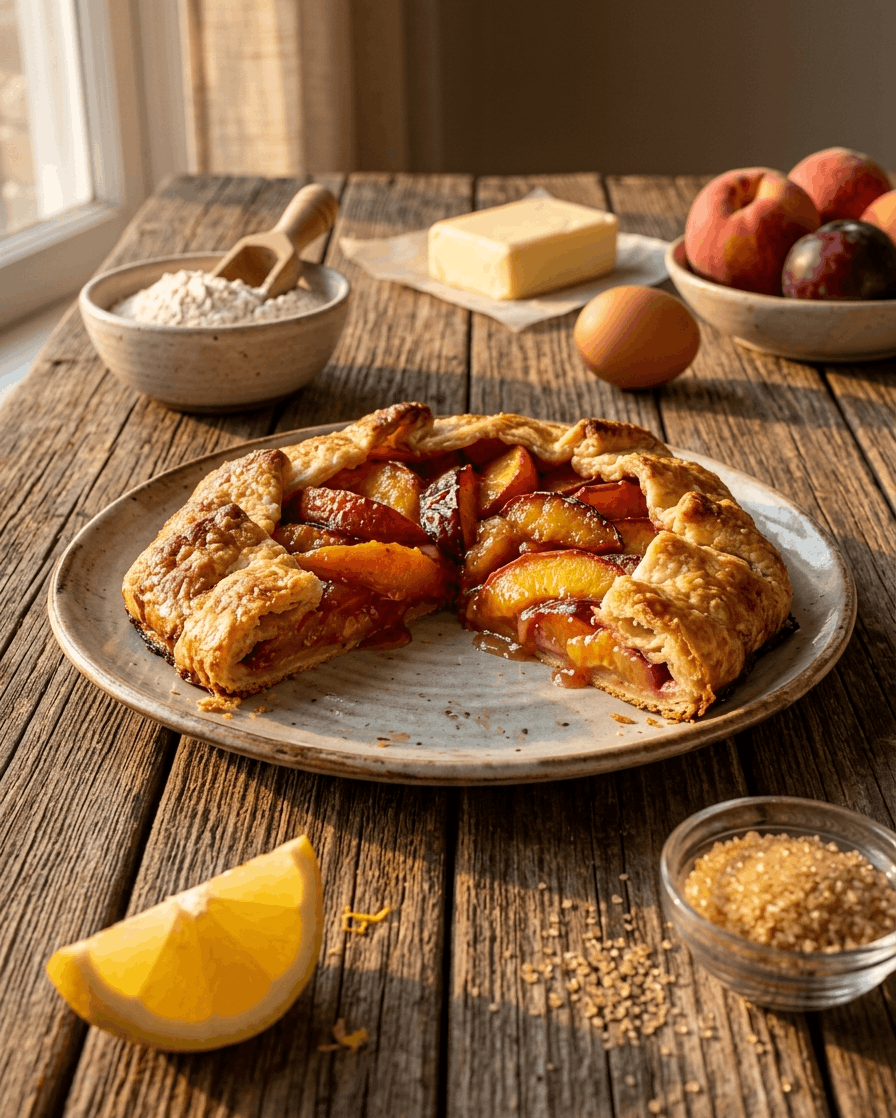galette-mit-steinobst-goldbraun