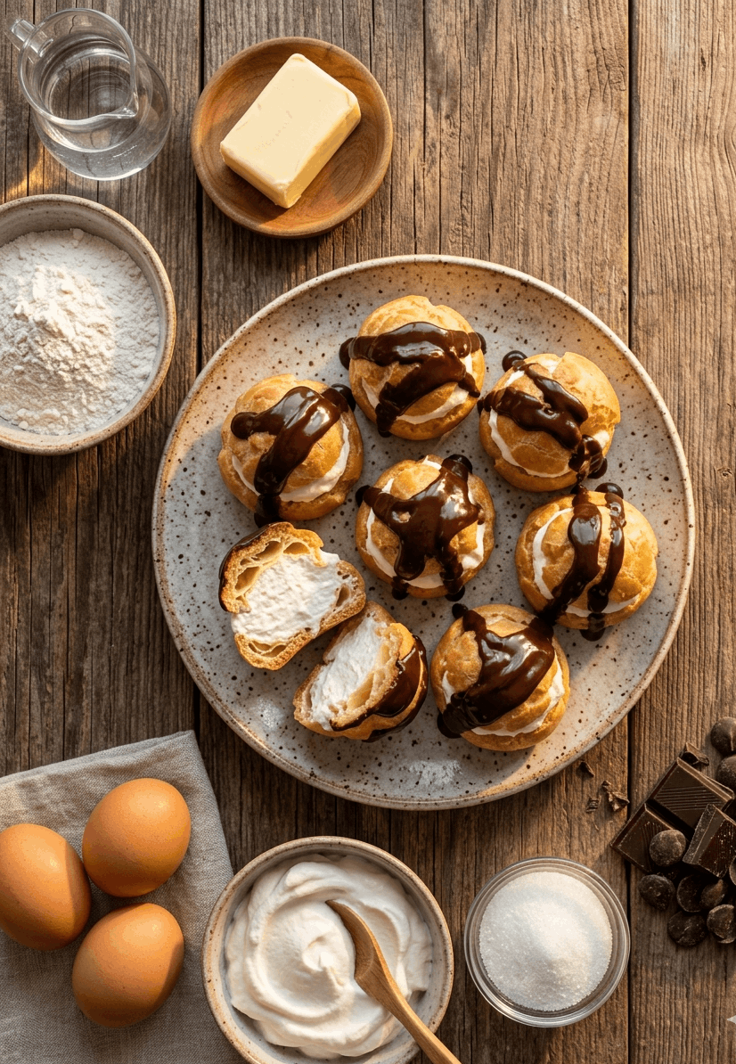 profiteroles-rezept-brandteig-herstellen