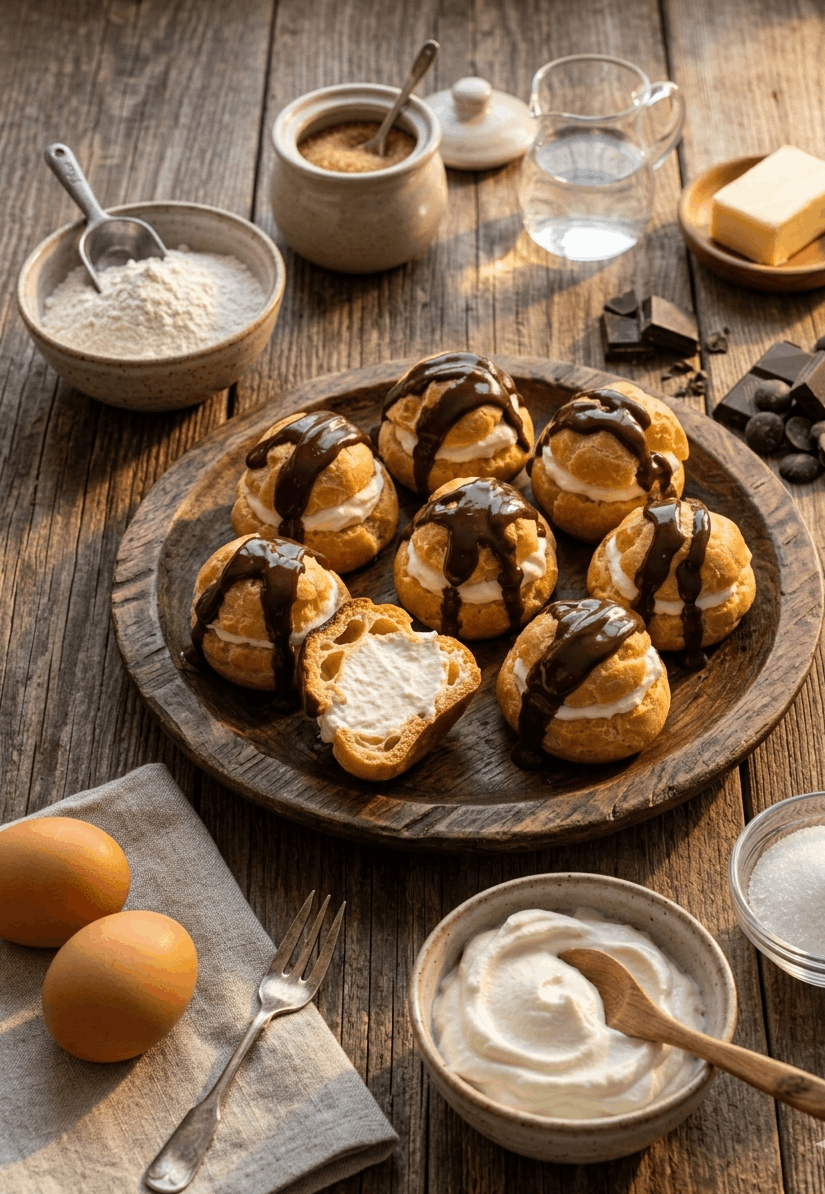 profiteroles-selber-machen-teig-aufspritzen