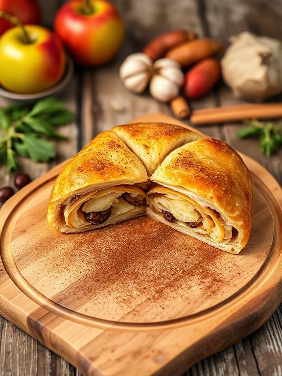 traditioneller-apfelstrudel-backen