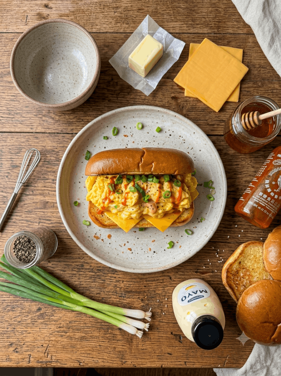 Egg Drop Sandwich - Schritt 1