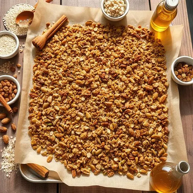 Knuspriges Granola mit Nüssen – Einfach Selber Machen & Genießen