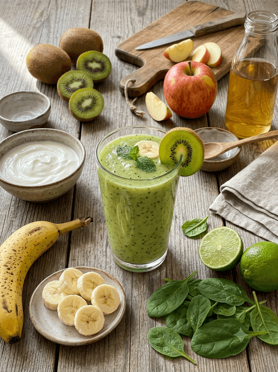 Kiwi-Apfel-Smoothie - Schritt 4