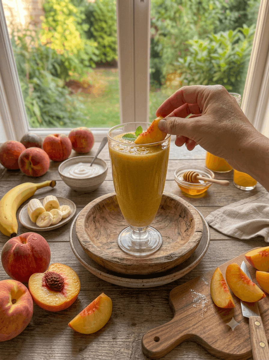 Pfirsich-Maracuja-Smoothie - Schritt 2