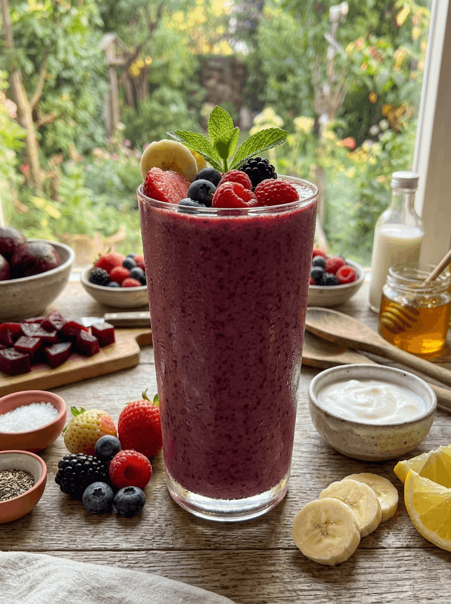 Rote-Bete-Beeren-Smoothie - Schritt 3