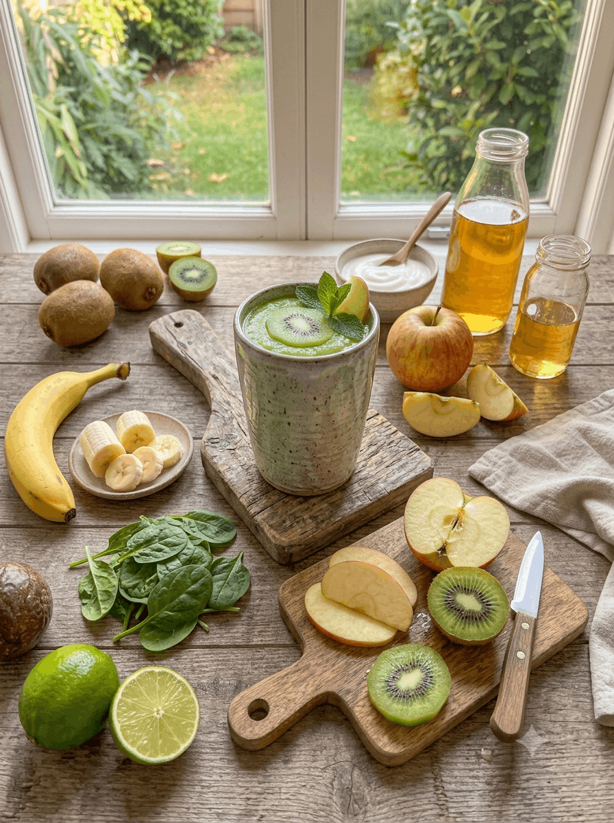 Kiwi-Apfel-Smoothie - Schritt 3