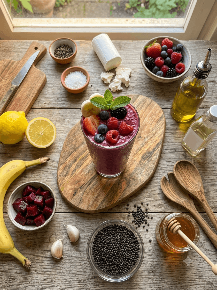 Rote-Bete-Beeren-Smoothie - Schritt 2