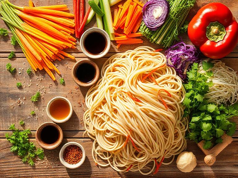 asiatischer-nudelsalat-mie-nudeln-zutaten