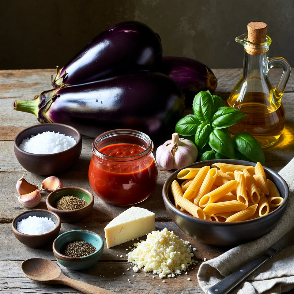 pasta-alla-norma-zutaten
