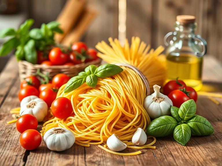 pasta-tomaten-mozzarella-zutaten