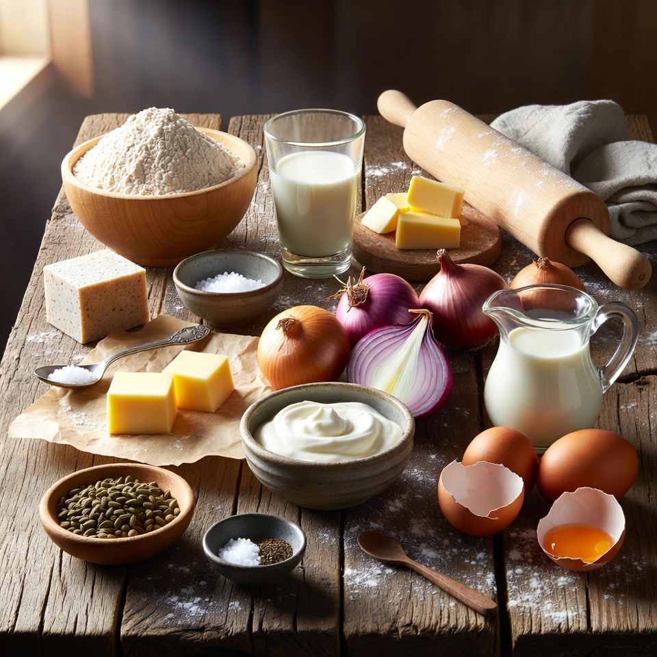 zwiebelkuchen-zutaten