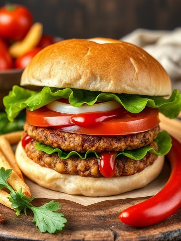 burger-mit-kidneybohnen