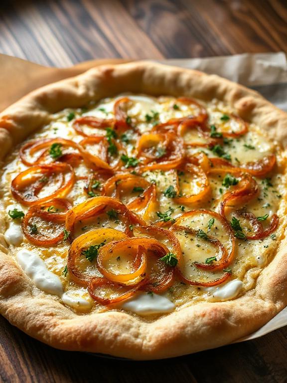 klassischer-flammkuchen-mit-creme-fraiche-und-senf